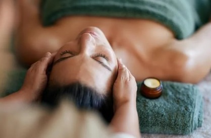 illustration Massage détente femme