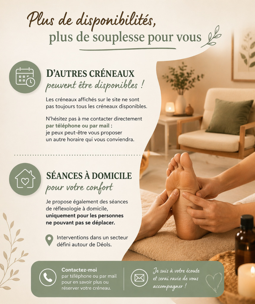 illustration Disponibilités et séances à domicile