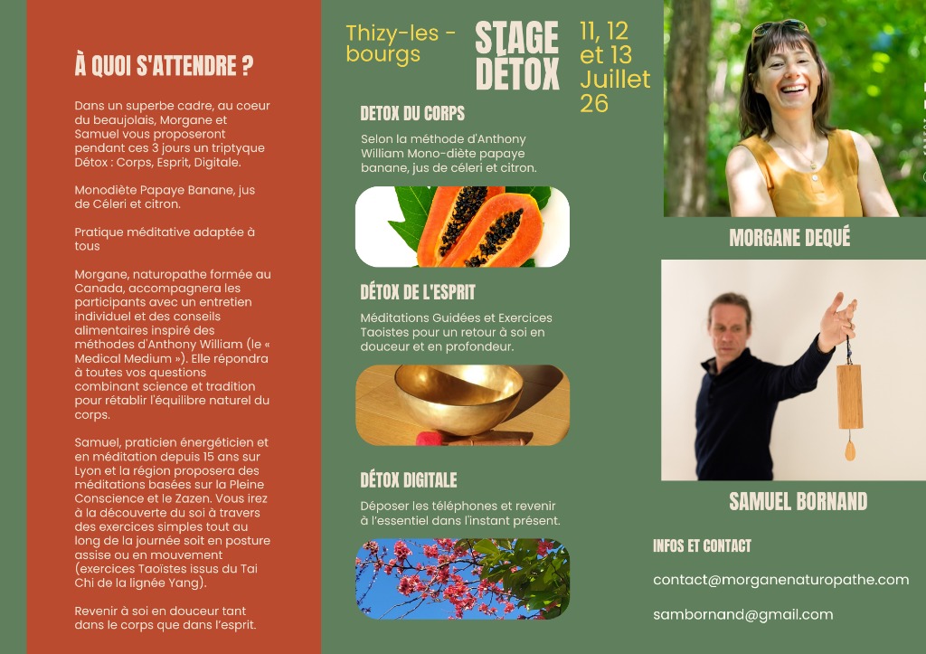 illustration Stage Détox 3 jours en Juillet