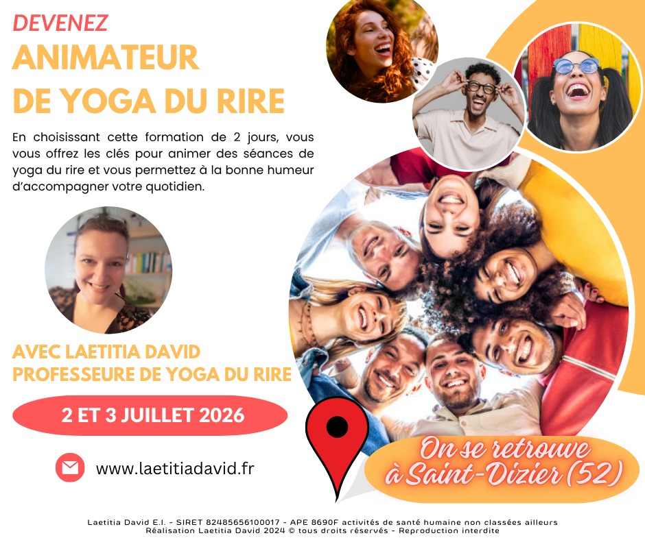 illustration Animateur de Yoga du Rire