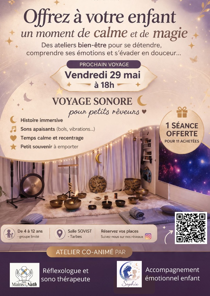 illustration Atelier bien-être – Voyage sonore enfant