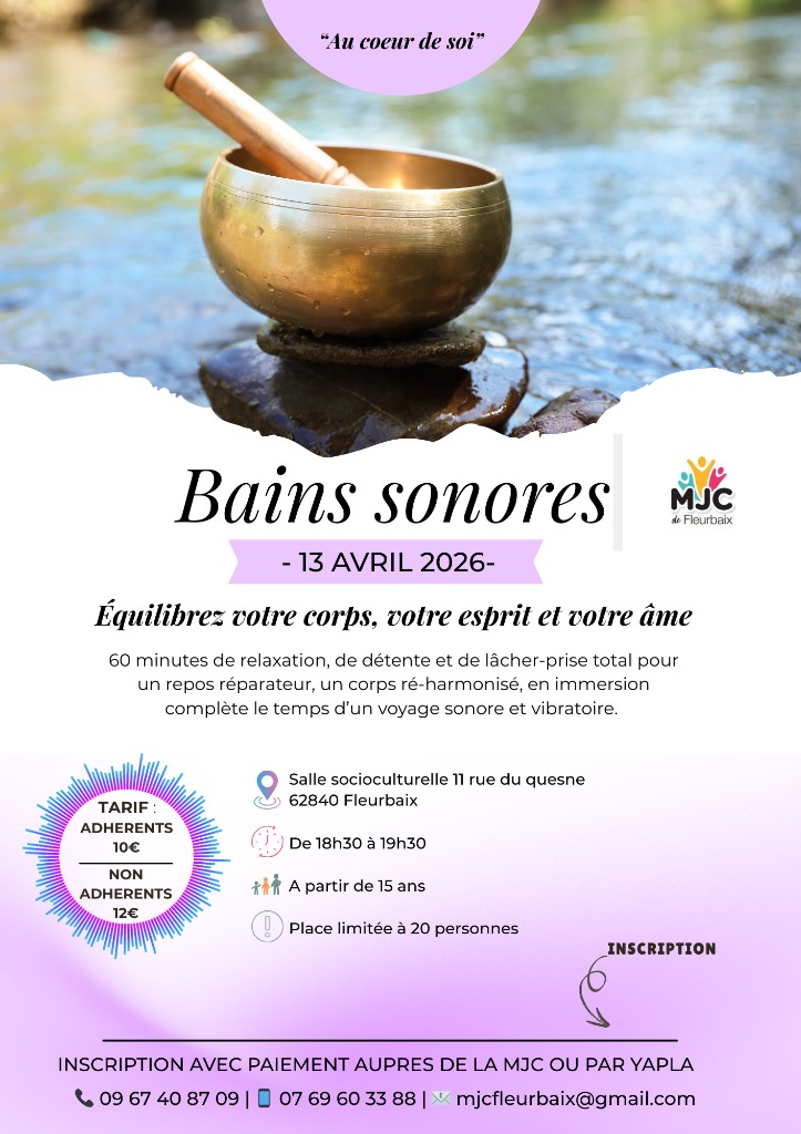 illustration Bain Sonore "Douceur de vivre"