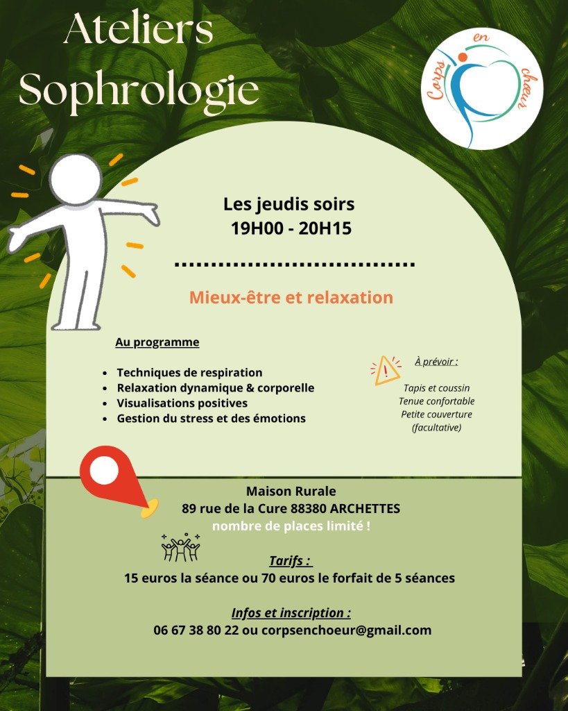 illustration Atelier sophrologie Archettes Vosges