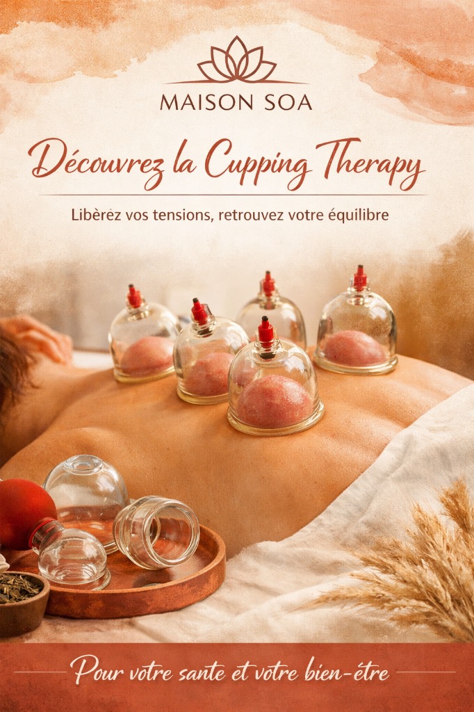 illustration Séance de CUPPING THERAPY ☀️