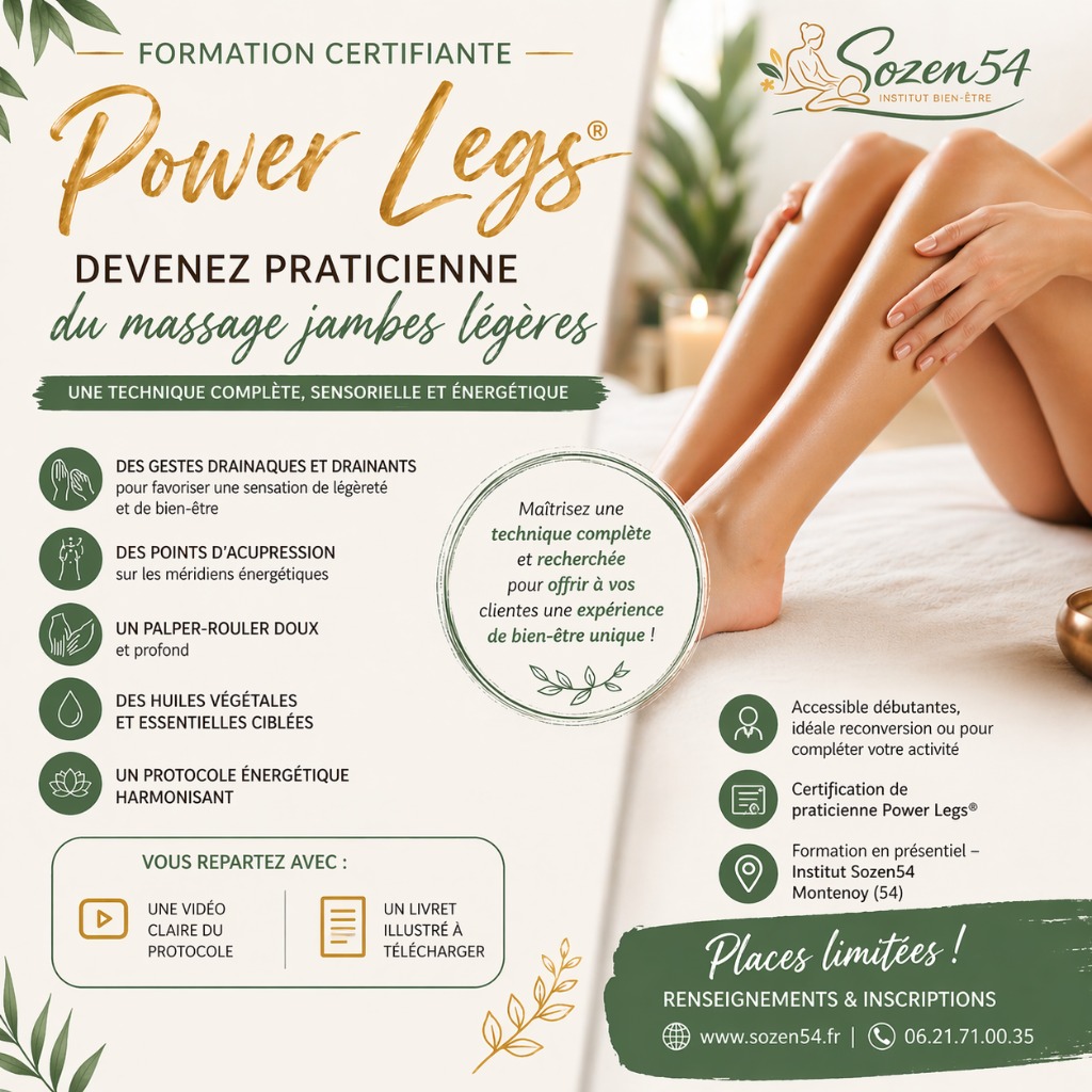 illustration Devenir Praticienne Power Legs Jambes légères