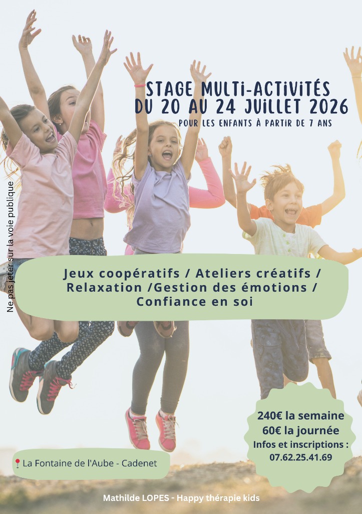 illustration Stage multi-activités enfants
