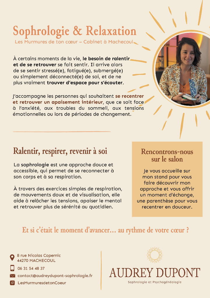 illustration Rencontrons-nous sur le salon Bien-être de Machecoul !