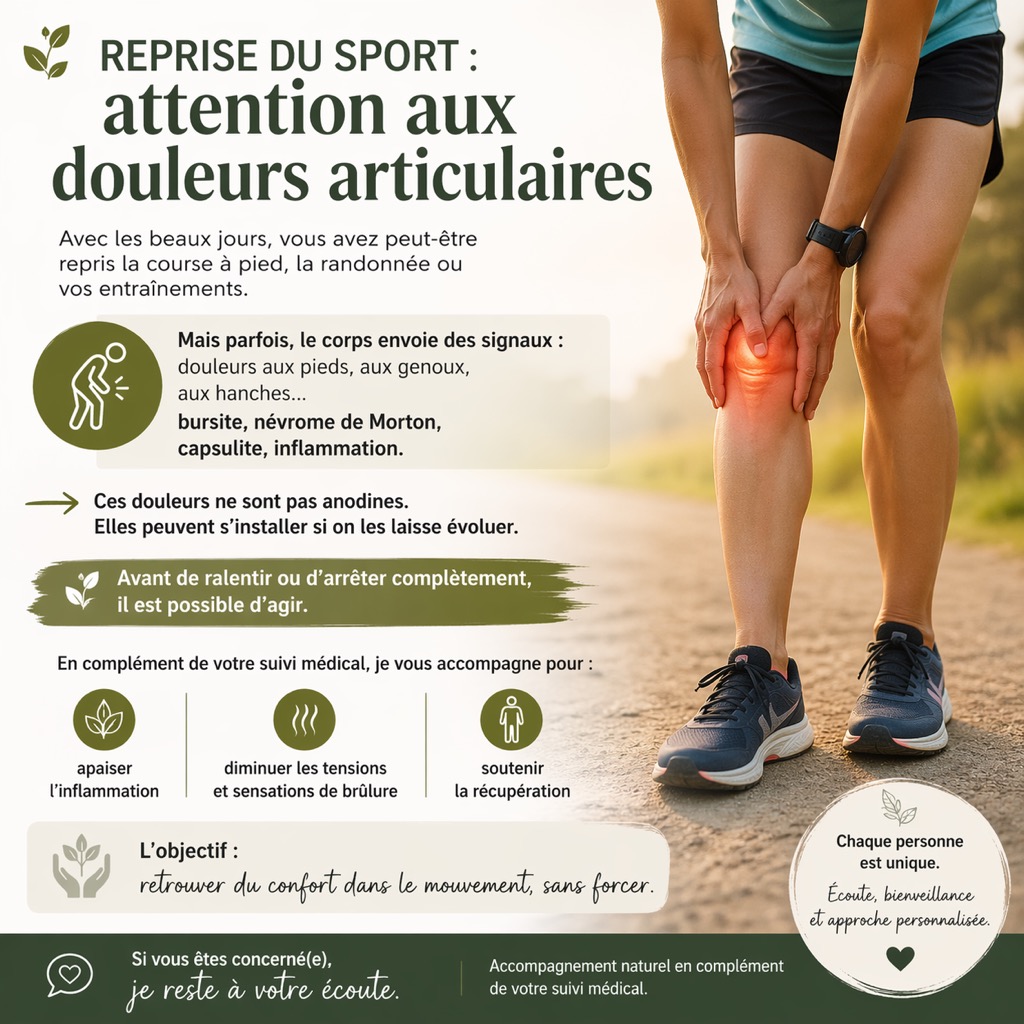 illustration Douleurs après reprise du sport : ne laissez pas l’inflammation s’installer