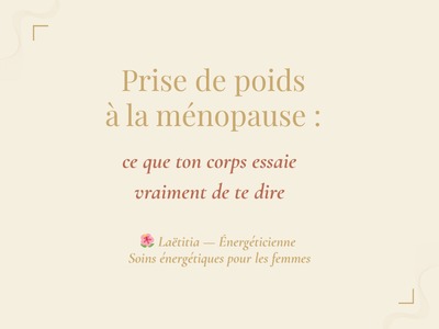 illustration Prise de poids à la ménopause : ce que ton corps essaie de te dire