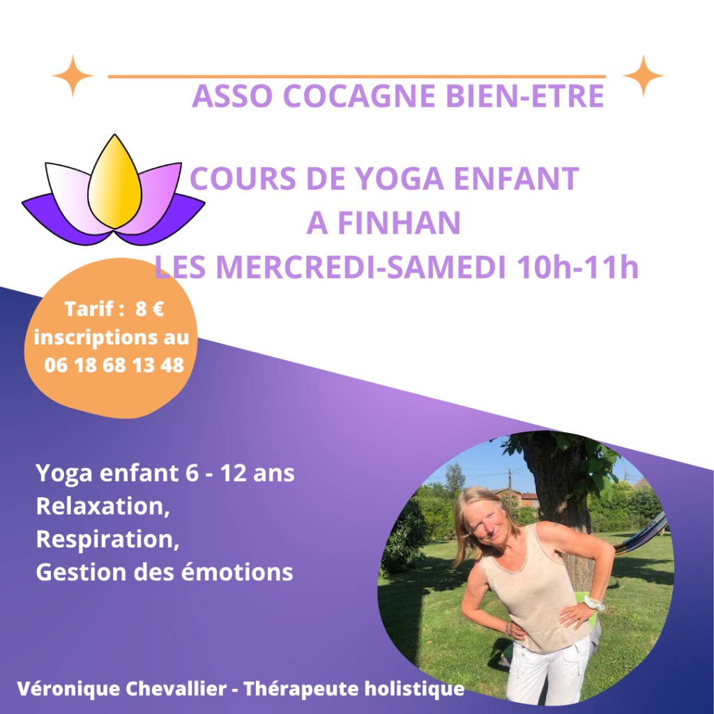 illustration Cours de Yoga Enfant à Finhan