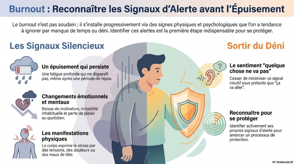 illustration Burn Out : Reconnaitre les signaux d'alerte avant l'épuisement