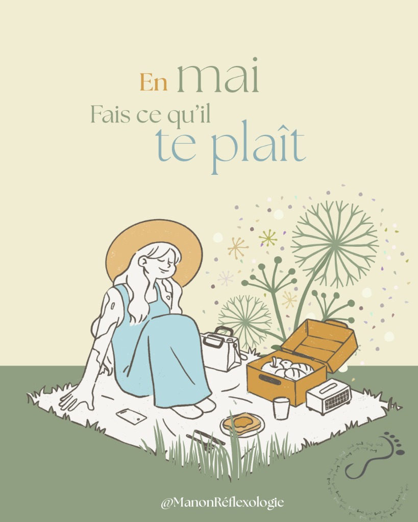illustration 🌸 En mai, fais ce qu’il te plaît… et pense à toi ! 🌸