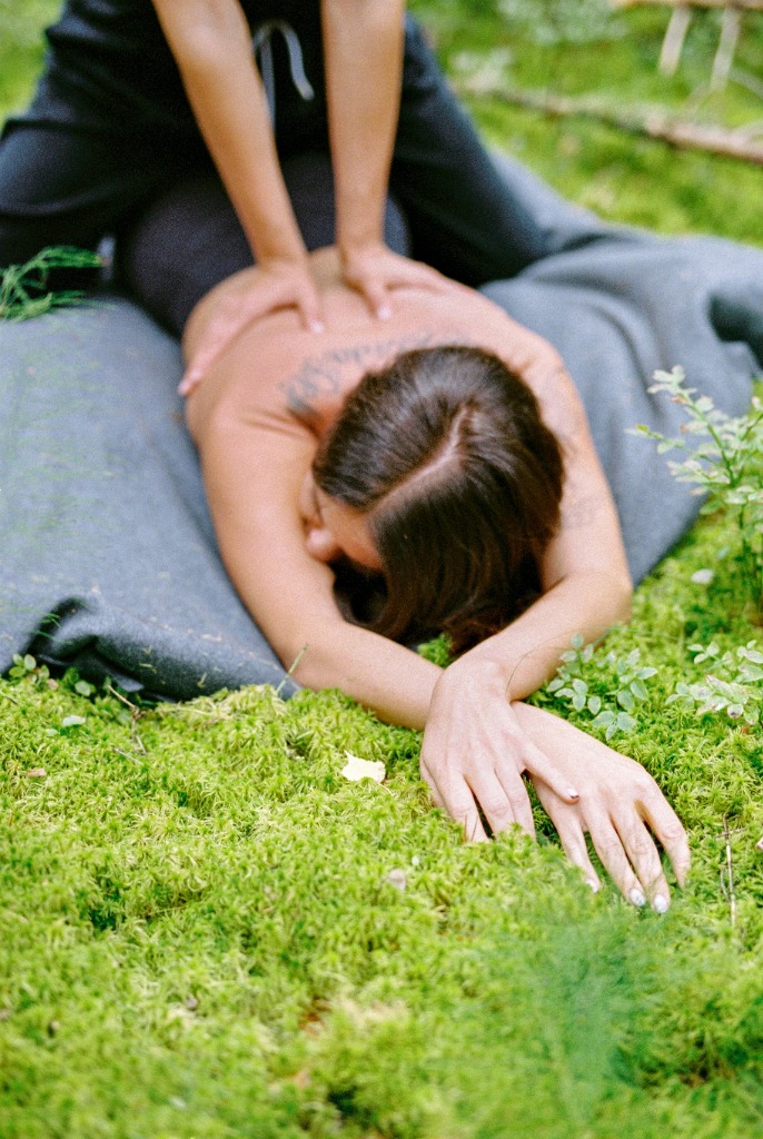 illustration Massage shiatsu