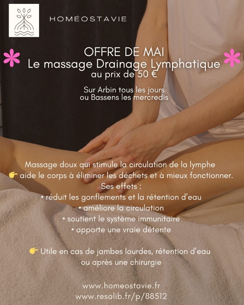 illustration Massage lympho-drainant