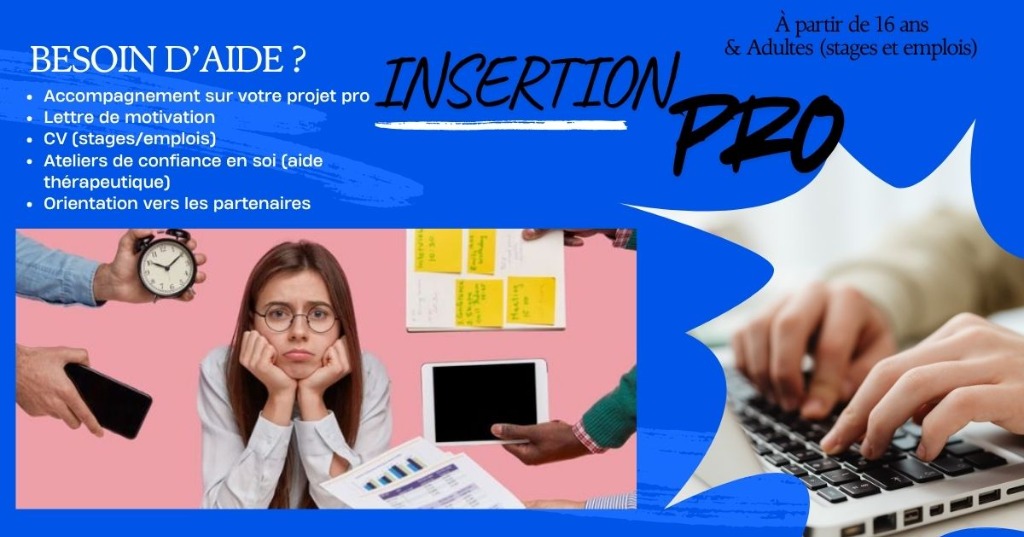 illustration BESOIN D'AIDE POUR VOS DEMARCHES EN INSERTION PROFESSIONNELLE ?