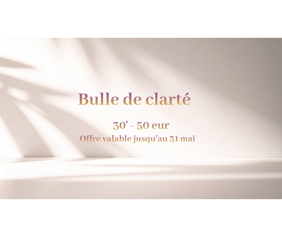 illustration Bulle de clarté - 30 minutes pour dénouer un blocage