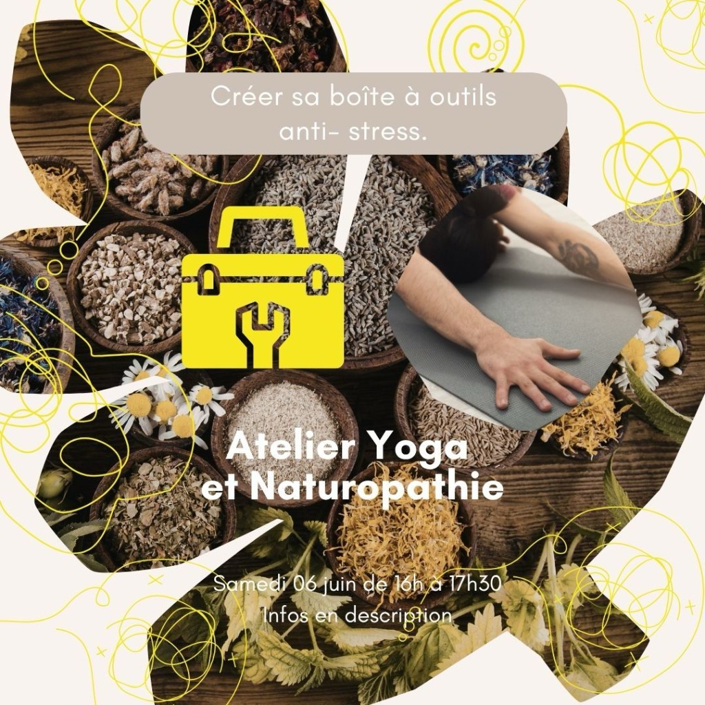 illustration Atelier Naturo et Yoga - créer sa boite à outils anti-stress