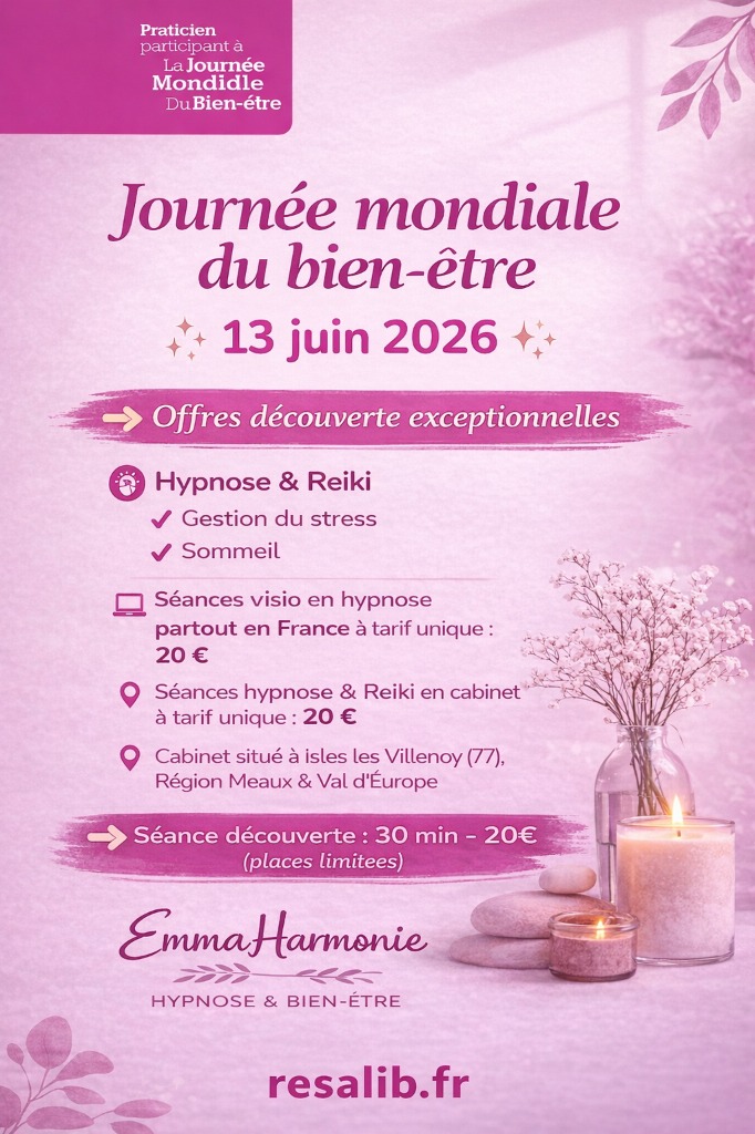 illustration 🌿 Journée Mondiale du Bien-Être – Samedi 13 juin