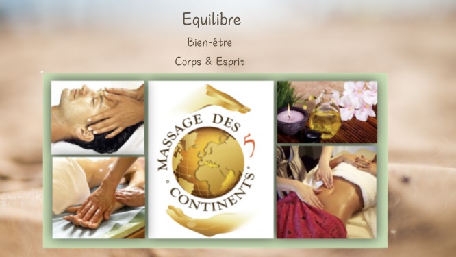 illustration Massage des 5 Continents 🌍