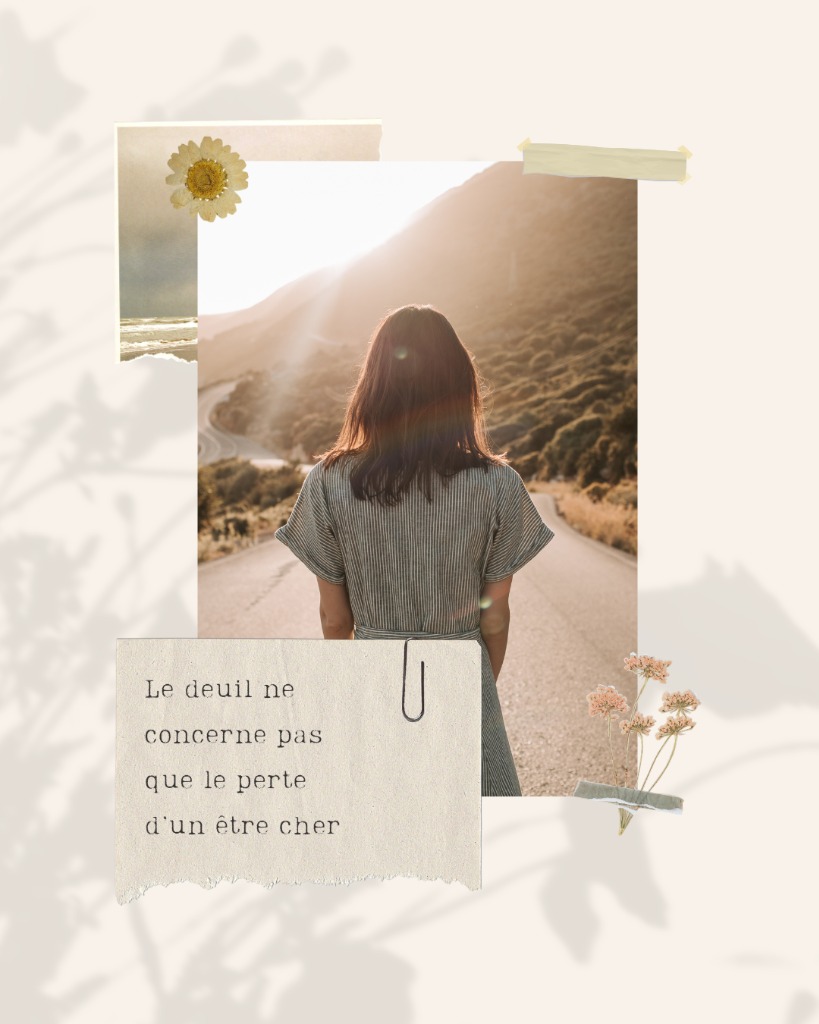 illustration Le deuil ne concerne pas que la perte d'un être cher...