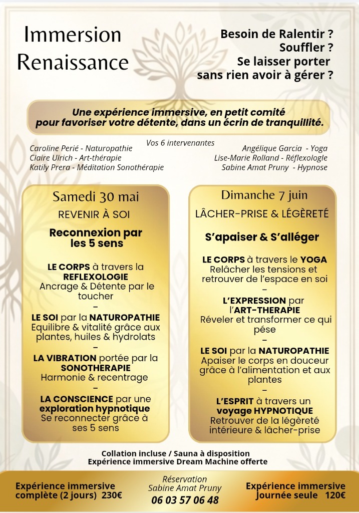 illustration Expérience immersive pour RALENTIR,  SOUFFLER et SE LAISSER PORTER