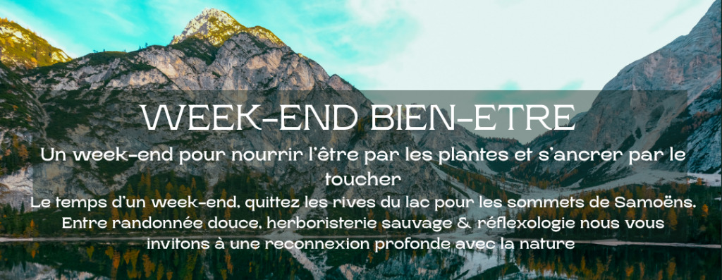 illustration 👉 ÉVÉNEMENT SPÉCIAL : Week-end Bien-être au grand air ! 🏔️✨