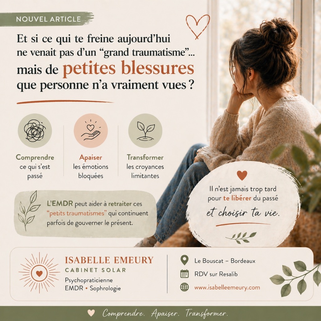 illustration EMDR et "petits" traumatismes : ces blessures qu'on n'ose pas nommer
