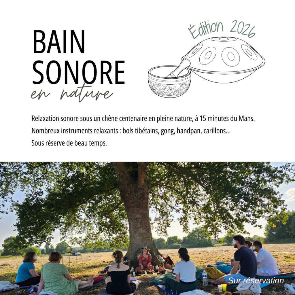 illustration Bain sonore en nature