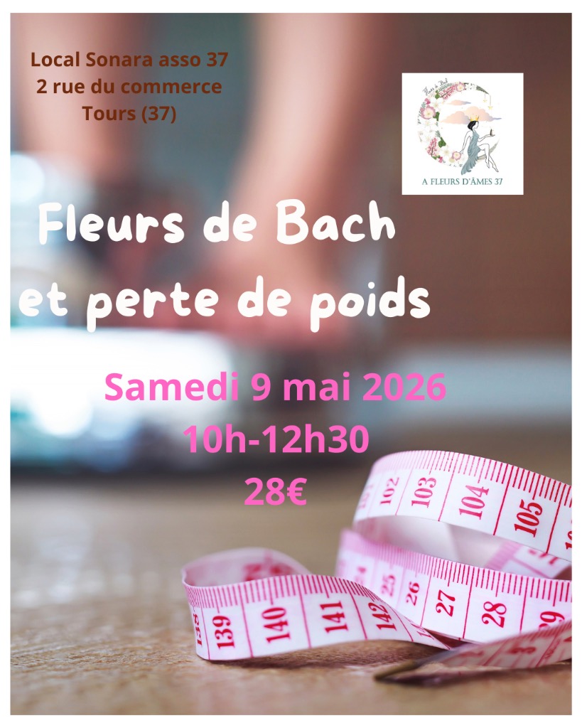 illustration Fleurs de Bach et Perte de poids