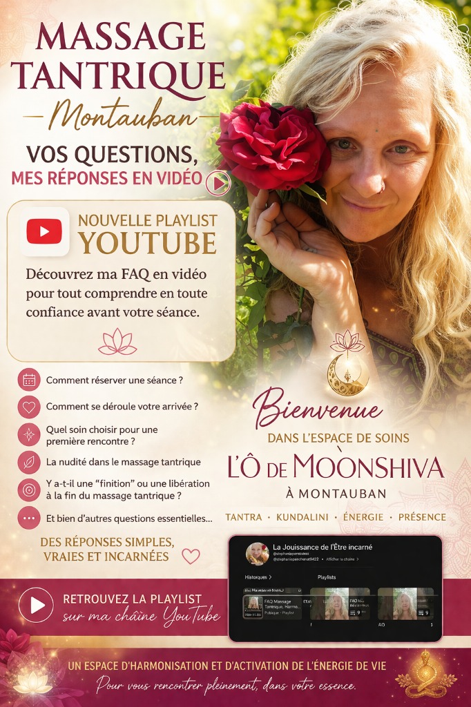 illustration FAQ Massage tantrique Montauban : vos questions, mes réponses en vidéoVous vous posez des questions avant une séance de massage tantrique ou Kundalini