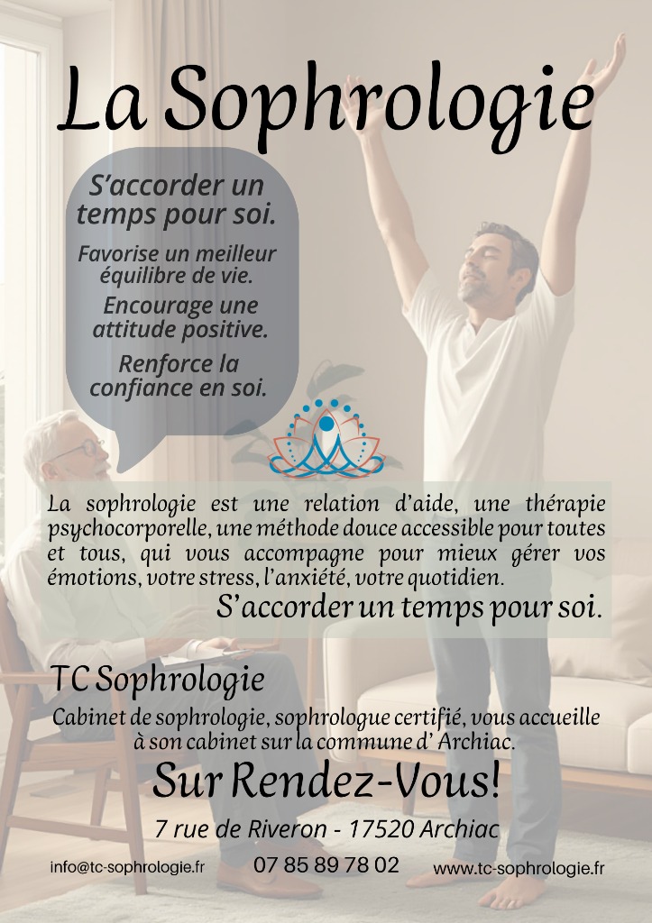 illustration Votre sophrologue vous accueille sur la commune d'Archiac 17520