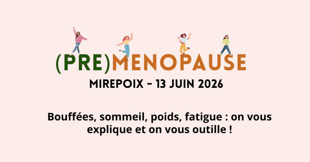 illustration Journée (pré) ménopause le 13 juin à Mirepoix