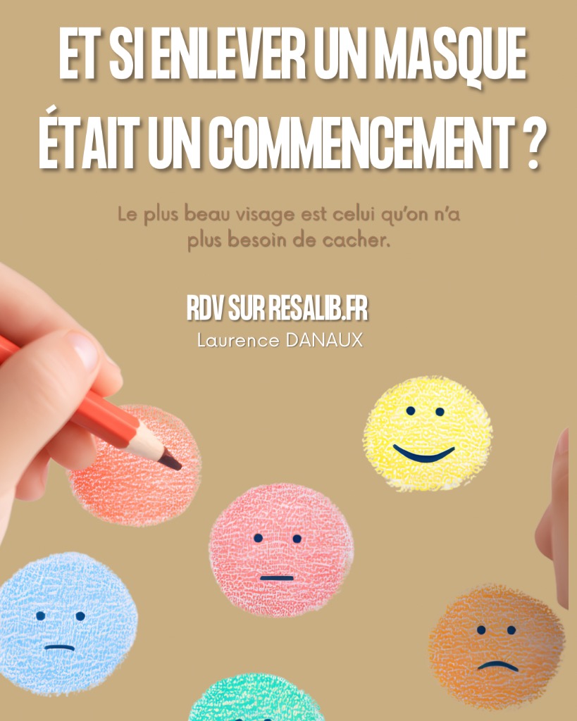 illustration Kinésiologie et masques émotionnels : retrouver confiance en soi en étant authentique