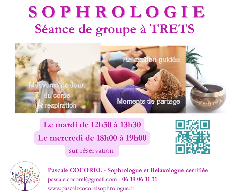 illustration Séance de groupe de sophrologie à TRETS