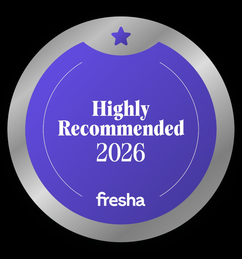 illustration J'ai Gagné un LABEL Fresha "Hautement recommandé 2026"