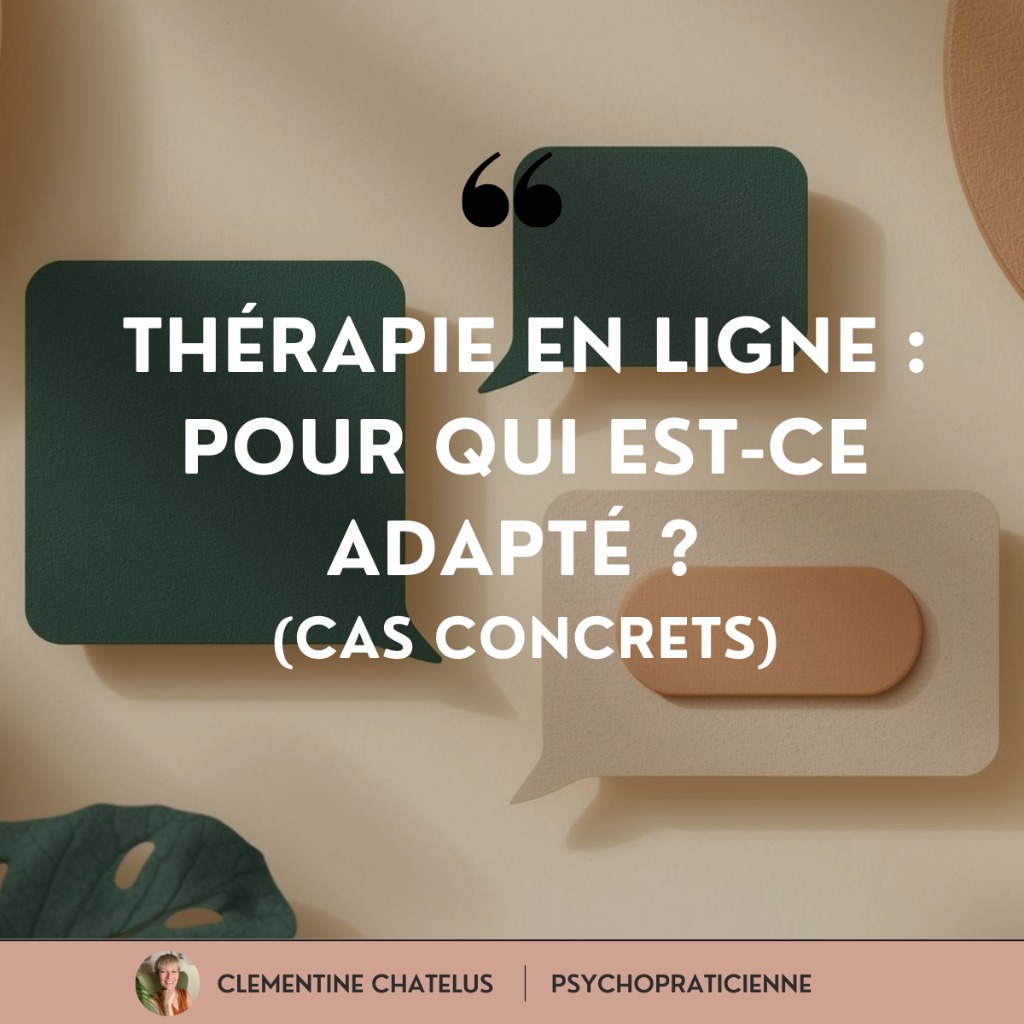 illustration Thérapie en ligne : pour qui est-ce adapté ?