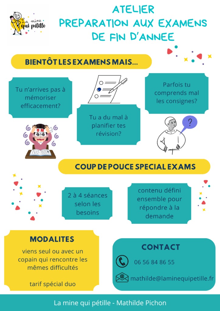 illustration Formule coup de pouce pour les examens de fin d'année