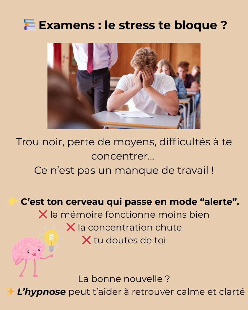 illustration Examen et stress