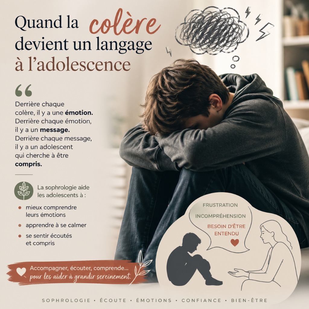 illustration Quand la colère devient un langage à l'adolescence