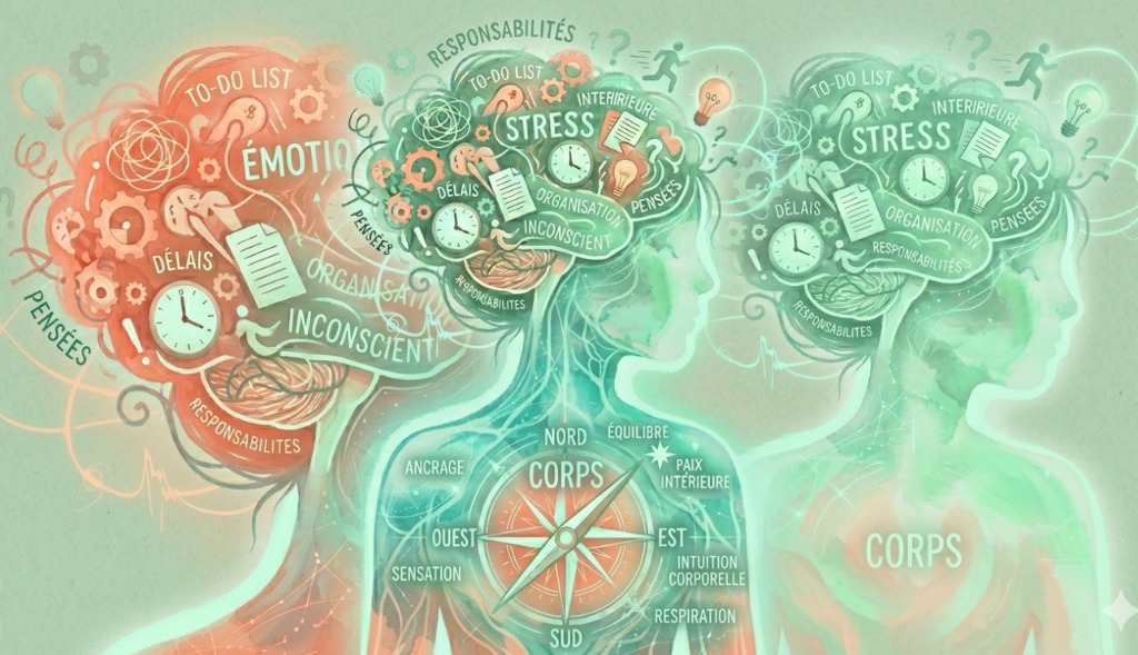 illustration " Le Corps comme Boussole "