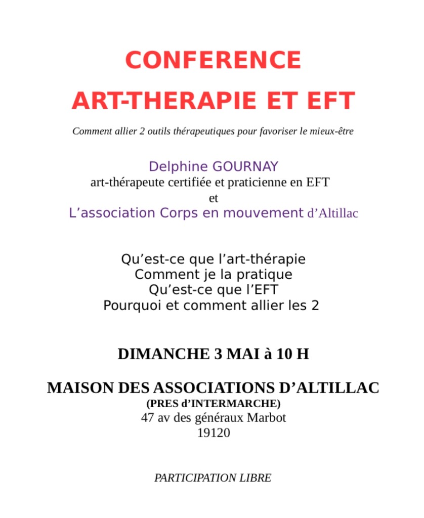 illustration Art-thérapie et EFT