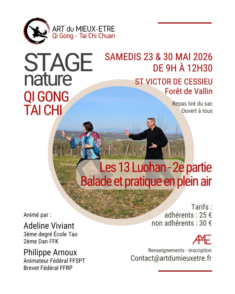 illustration : Stage nature Qi Gong et Tai Chi en Isère - 23 et 30 mai 2026