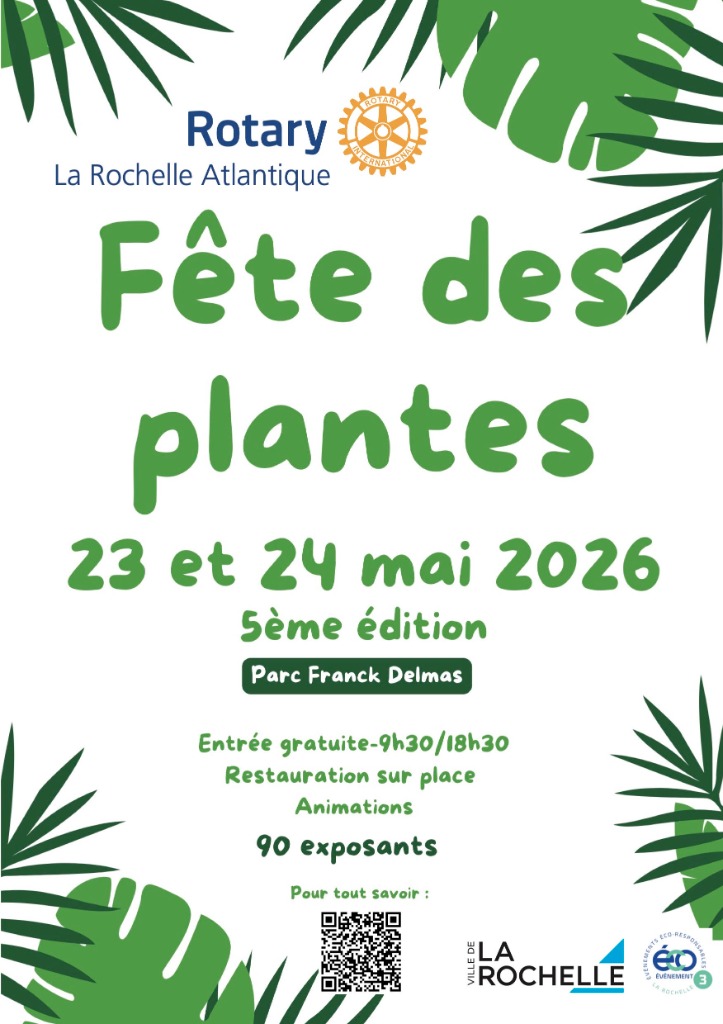 illustration Fêtes des plantes Parc Franck DELMAS La Rochelle