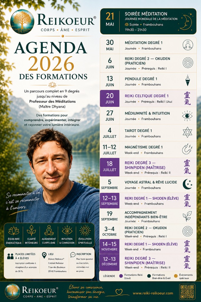illustration L'agenda Reikoeur® 2026 est ouvert.