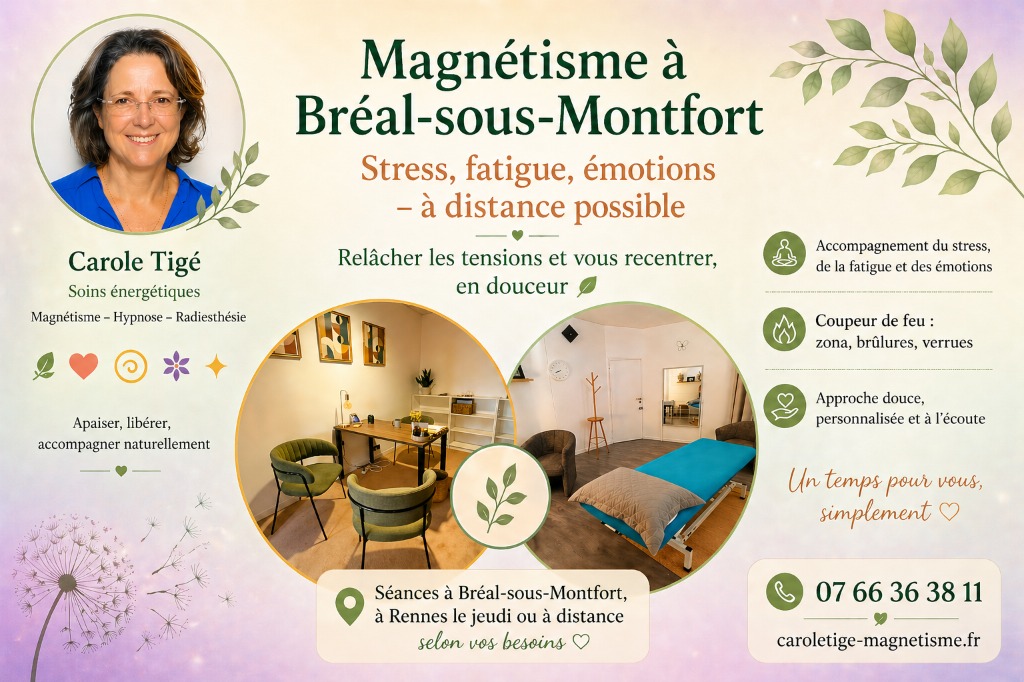 illustration Magnétisme à Bréal-sous-Montfort : stress, fatigue, émotions – à distance possible