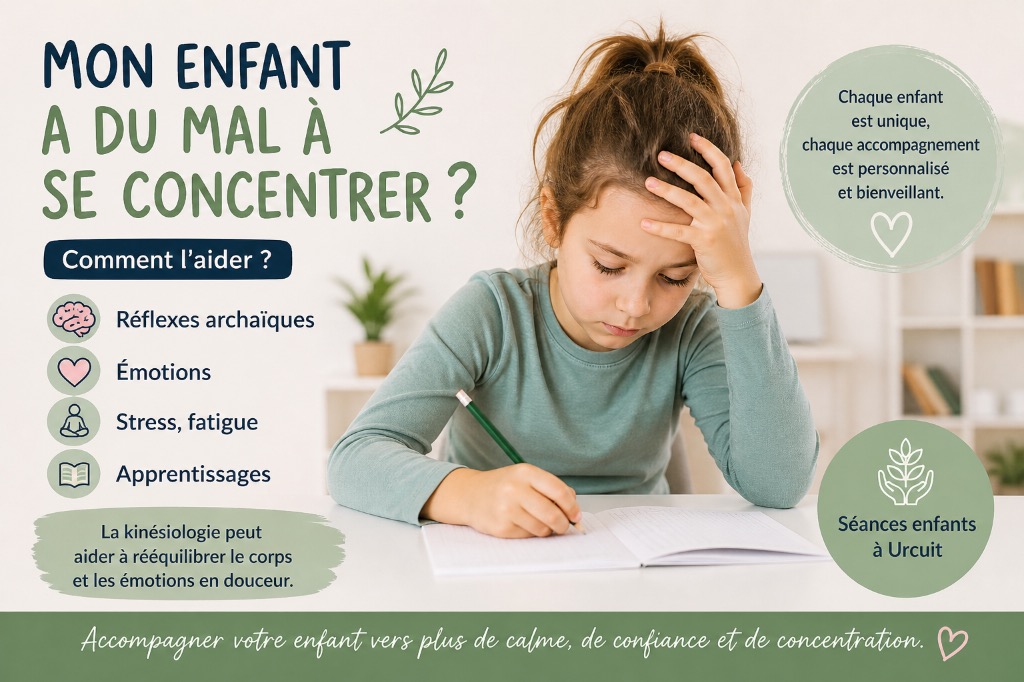 illustration Enfant et concentration