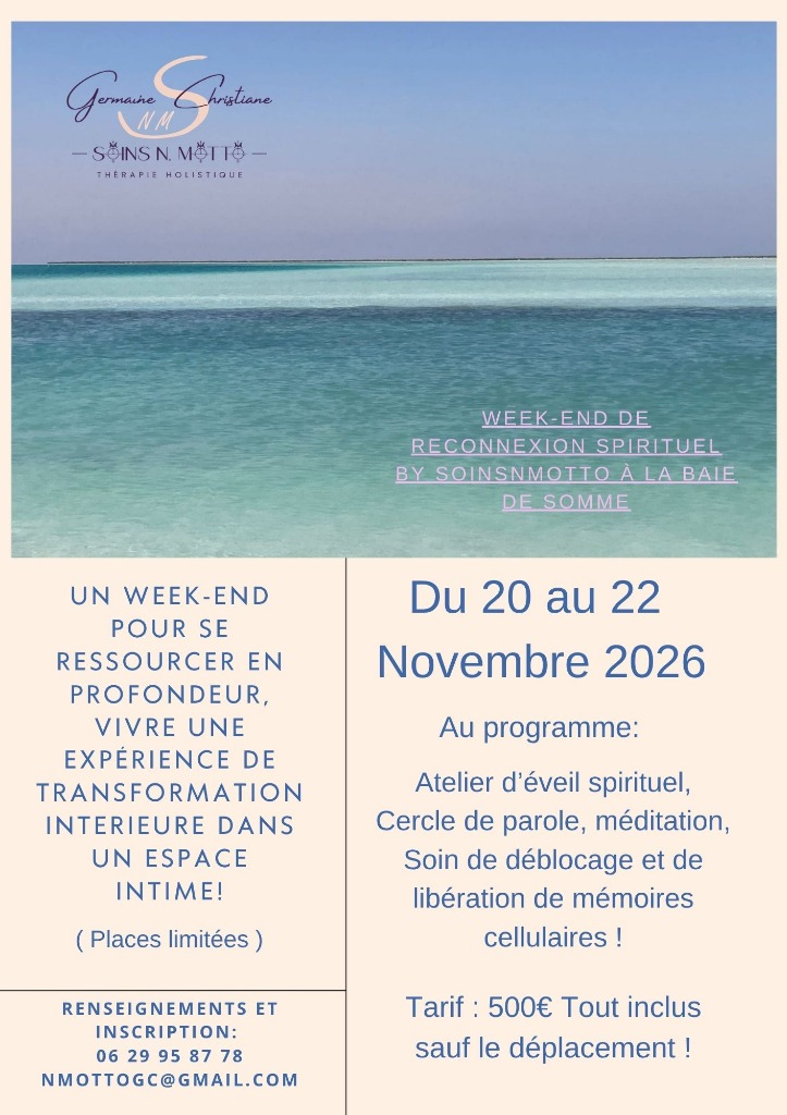 illustration Week End de Reconnexion Spirituel édition 2026 !