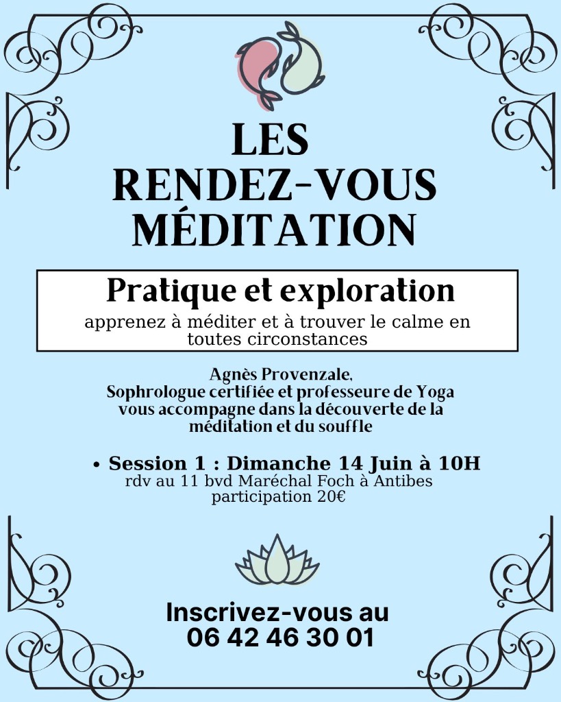 illustration LES RENDEZ-VOUS MÉDITATION