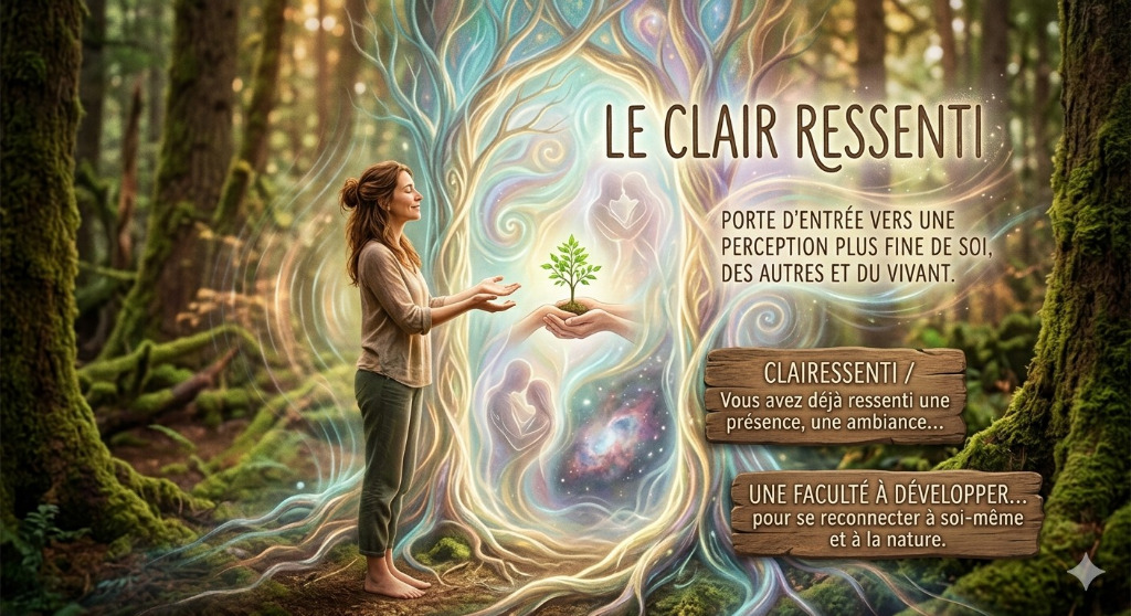 illustration Clair ressenti A cceuillir son intuition