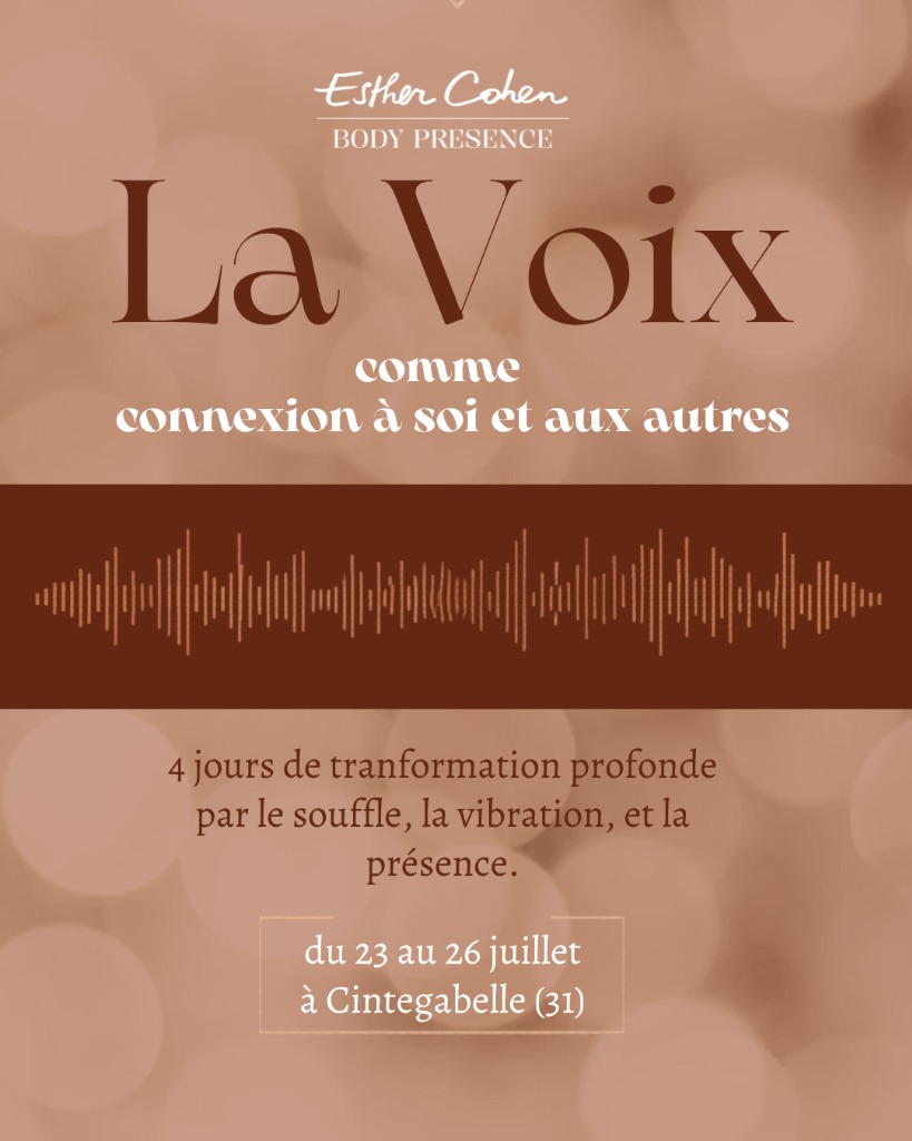 illustration La voix comme connexion à soi et à l'autre.